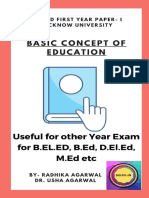 B.el - Ed First Year Basic Concep - Radhika Agarwal