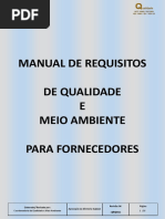 Requisitos de Qualidade e Meio Ambiente