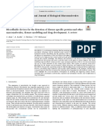 Microfluidic Devices For The Detection of Disease-Specific Protein Review