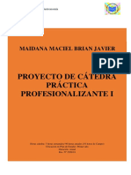 Maidana Maciel Brian Javier Proyecto de Catedra Práctica Profesionalizante I.