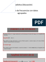 Proceso de Elaboración de Una Tabla de Distribución de Frecuencias Con Datos Agrupados