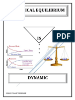 Chemical Equilibrium Is Dynamic Grade 12