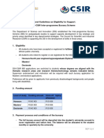 DSI CSIR Inter-Programme Bursary Scheme - Eligibility Guidelines - Final - 2023 - 24