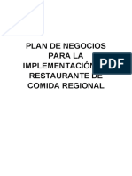 Plan de Negocio