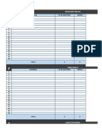 Planilha de Alto Desempenho - Área Administrativa - 2023