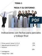 Tema 1 La Empresa y Su Entorno