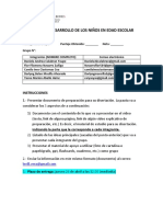 TAREA 6 - Desarrollo de Los Niños en Edad Escolar