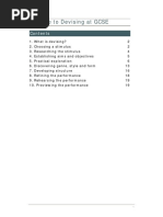 GCSE Guide To Devising