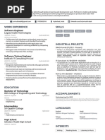 Anirudh Adak Resume