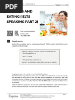 Cooking and Eating Ielts Speaking Part 2 British English Student