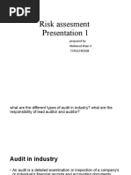 Risk Assesment 1 MOH