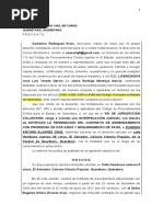 Interpelación Judicial. Qro.