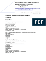 Media and Crime in The U S 1st Edition Jewkes Linnemann Test Bank