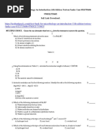 Microbiology An Introduction 11th Edition Tortora Funke Case Test Bank