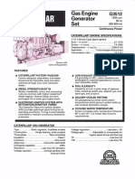 CAT G3512TA Spec Sheet