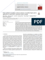 2019 - Green Synthesis of Graphene With The Assistance of Modified Lignin and Its Application in Anticorrosive Waterborne Epoxy Coatings