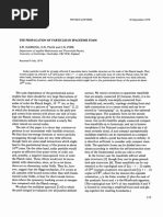 Propagation of Particles in Spacetime Foam (1979)