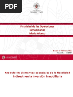 Fiscalidad de Las Operaciones Inmobiliarias