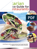 Vegetarian Resource Guide For Restaurants