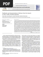 Purification and Characterization of Chitinase From The Stomach