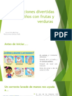 Preparaciones Divertidas para Niños Con Frutas y Verduras