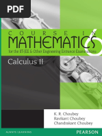 Calculus-2 Course in Mathematics For The IIT-JEE and Other Engineering Entrance Examinations by Choubey K. R.