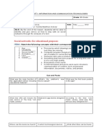 8vo - WORKSHEET Nº5 UNIT I - Information and Communication Technologies