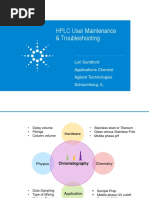 HPLC User Maintenance and Troubleshooting