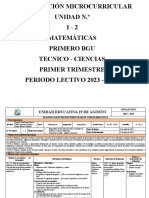 Planificacion Matematicas - 1robgu