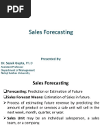 Sales Forecasting PDF