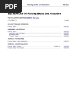 206-05-Parking Brake and Actuation 206-05