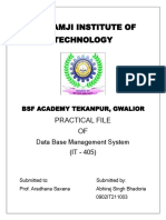 DBMS Practical File