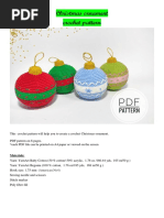 Pattern Christmasornament