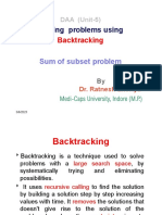 L25 Backtracking Sum of Subset Problem