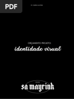 Sabrina Mayrink Design - Orçamento Identidade Visual