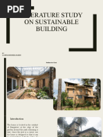 Literature Study On Sustainable Building