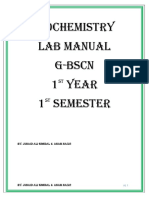 Biochemistry LAB MANUAL