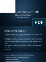 Contraceptive Methods