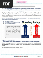 Monetary Policy Its Role For Financial Stabilization