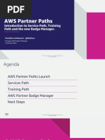 Introduction To Services Path, Training Path and Badge Manager Presentation