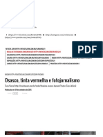 Osasco, Tinta Vermelha e Fotojornalismo - ZUM