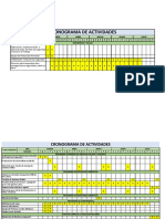 Cronograma de Actividades