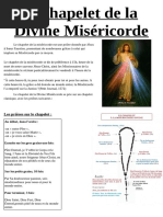 Chapelet Divine Misericorde