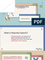 Reported Speech