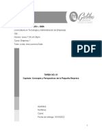 TAREA 3 Concepto y Perspectivas de La Pequeña Empresa