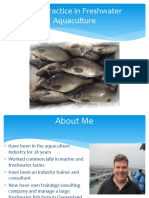 Aquaculture Best Practice 2018