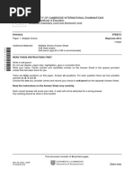 University of Cambridge International Examinations General Certificate of Education Advanced Subsidiary Level and Advanced Level