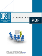 Catalogue de Formation