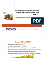 Materi Pelatihan GMP Dan HACCP Tuban