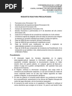 Requisitos Rgae Precalificados